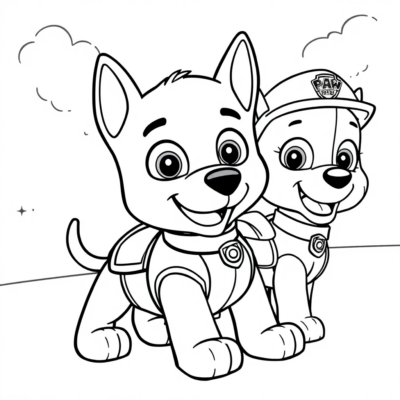Colorier Paw Patrol Base