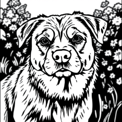 Livres de coloriage Chiens