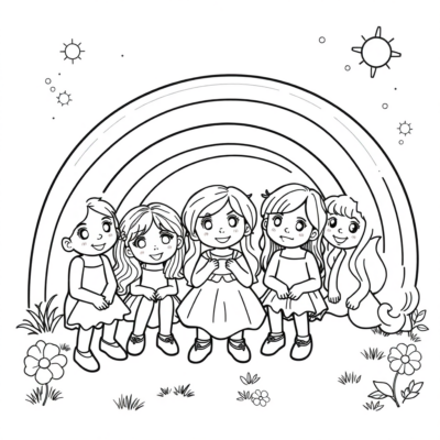 Coloriages Rainbow Friends