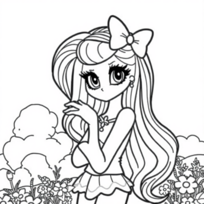 Livre de coloriage : coloriages Rainbow High