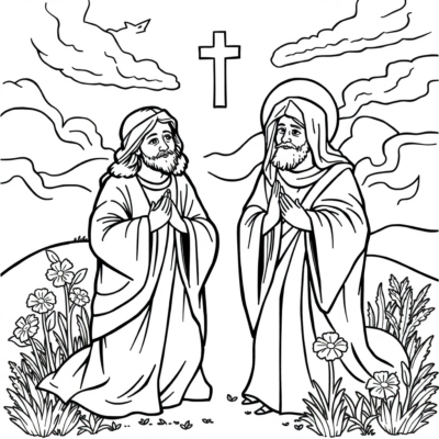 Livre de coloriage : coloriages religieux pour enfants