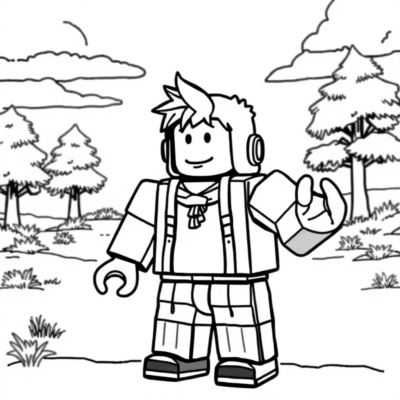 Livre de coloriage : coloriages Roblox