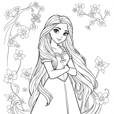 Colorier Rapunzel