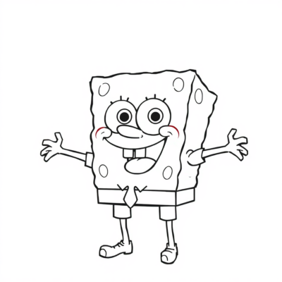 Coloriage : coloriages de SpongeBob