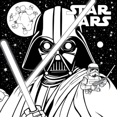 Coloriages Galactiques Star Wars pour Enfants