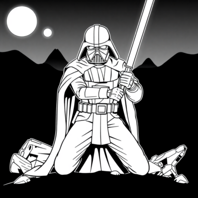 Livre de coloriage : coloriages Star Wars