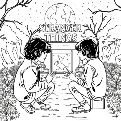 Coloriages Stranger Things