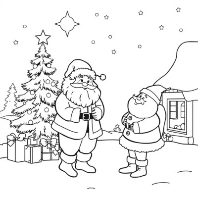 Livre de coloriage : coloriages de Noël