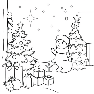 Coloriages de Noël pour enfants