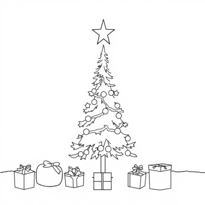 Coloriages de Noël à Imprimer en PDF