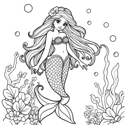 Coloriages de Sirènes