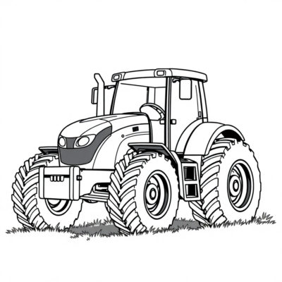 Colorier des Tracteurs