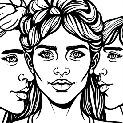 Dessins à colorier Visages