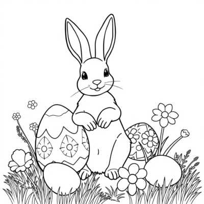 Livre de coloriage : coloriages de Pâques à imprimer