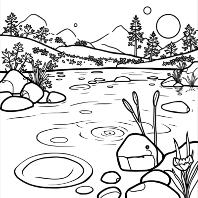 Livre de coloriage : coloriages aquatiques pour enfants
