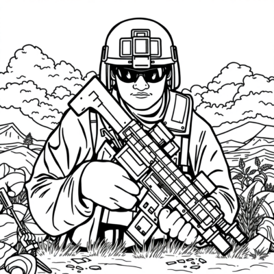 Coloriages Militaires