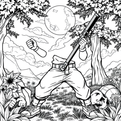 Coloriage : coloriages de jeux vidéo