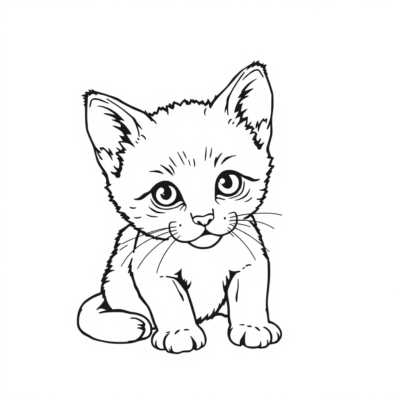 Chaton Coloriages à Imprimer