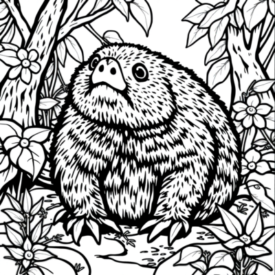 Colorier avec le Petit Taupe