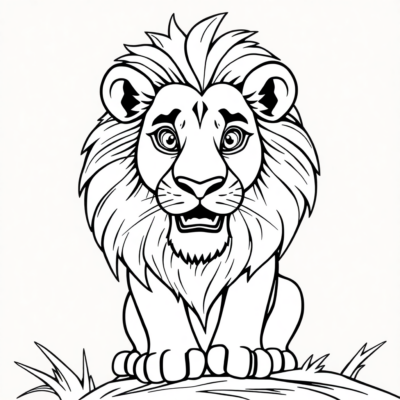 Le Roi Lion – Livre de Coloriage