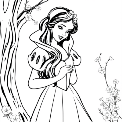 Blanche-Neige Coloriages