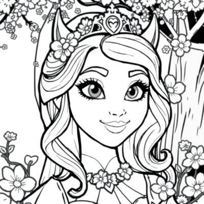 Princesse Zosia Coloriages
