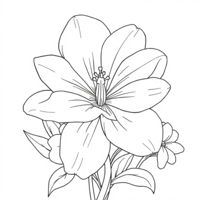 Coloriage : fleurs de coloriage