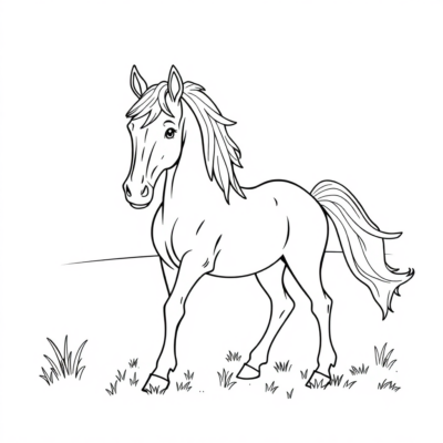 Livre de coloriage : Lajkonik – livre de coloriage pour enfants