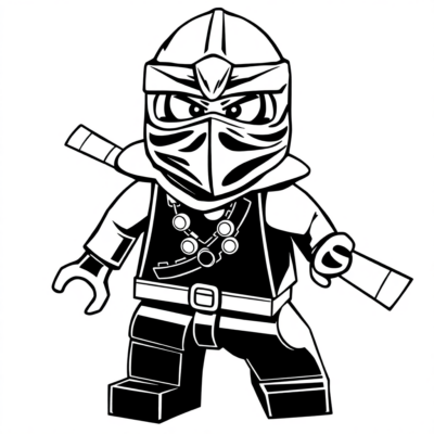 Livre de coloriage Lego Ninjago à imprimer