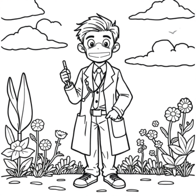 Livre de coloriage : médecin, coloriages pour enfants