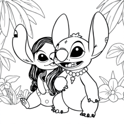 Lilo et Stitch Coloriages