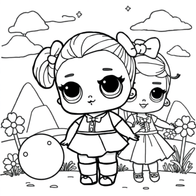 Coloriage : lol surprise coloriage