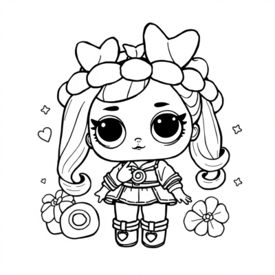 Coloriage LOL Surprise