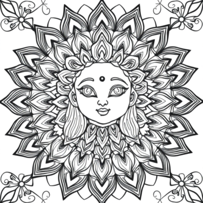 Livre de coloriage : mandala pour enfants