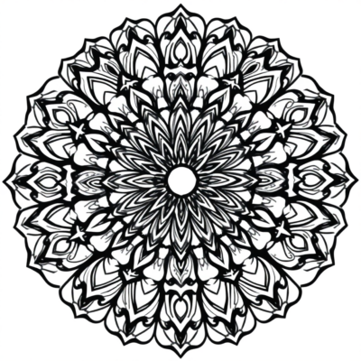 Mandalas ludiques à colorier pour enfants