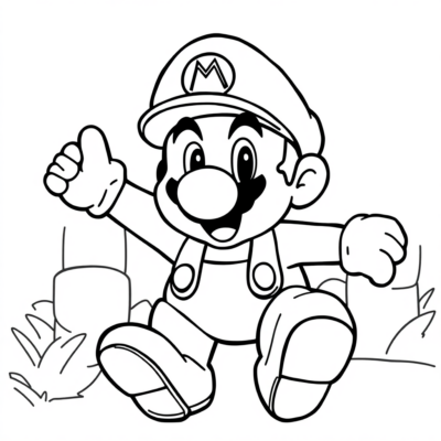 Mario Coloriage