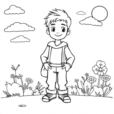 Livre de coloriage : mois de l’année pour les enfants