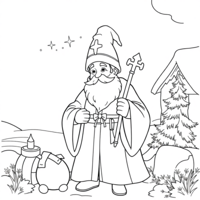 Coloriage : coloriages de Noël pour enfants
