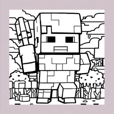 Livre de coloriage : coloriages Minecraft pour les enfants