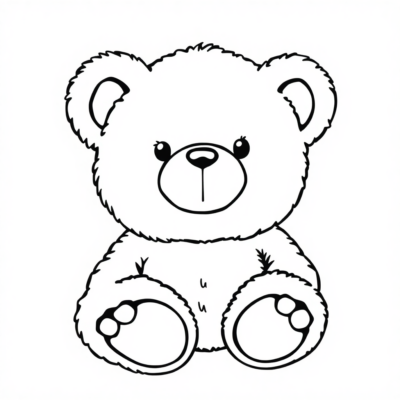 Coloriage de Mimi l’Ours