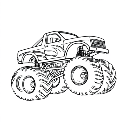 Coloriage Monster Truck