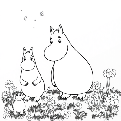 Les Moomins Coloriages