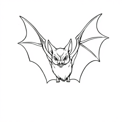 Chauve-souris Coloriage