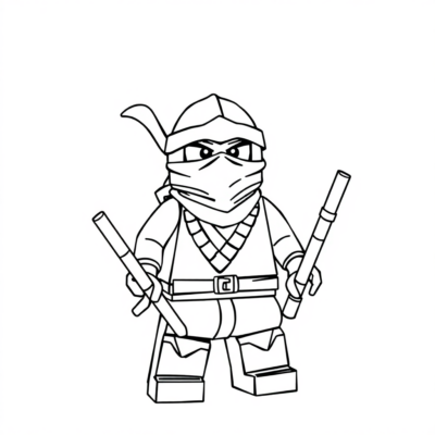 Coloriage Ninjago à imprimer