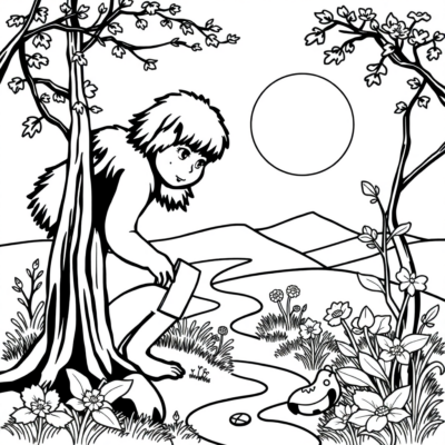 Livre de coloriage : protection de l’environnement pour les enfants