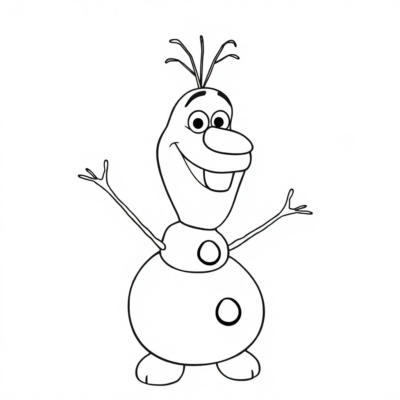 Olaf coloriages