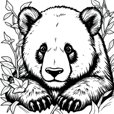 Coloriage Panda