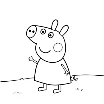 Peppa Pig à colorier — pages à imprimer