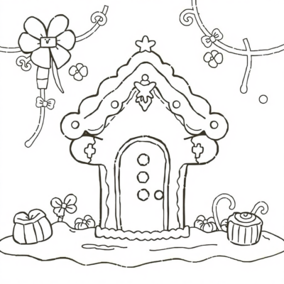 Coloriage de pain d’épice