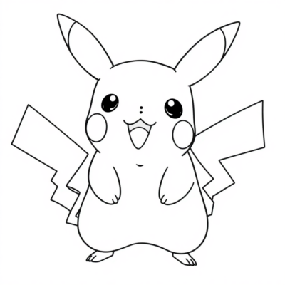 coloriages de Pikachu
